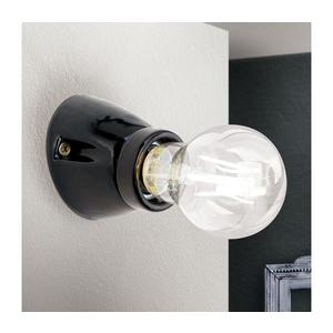Orion - Aplică de perete FROST, 1xE27/60W/230V, neagră imagine