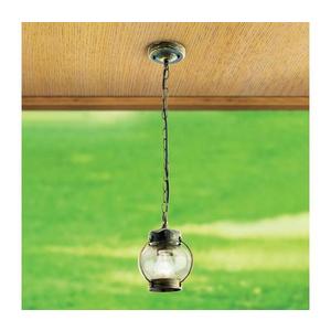 Orion - Lampă suspendată pentru exterior TAVERNA, 1xE27/60W/230V, IP23, bronz/patină imagine