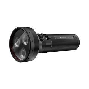 Ledlenser P18R - Lanternă LED reîncărcabilă cu intensitate reglabilă, IP68, 6500 lm, autonomie 45 ore, negru imagine