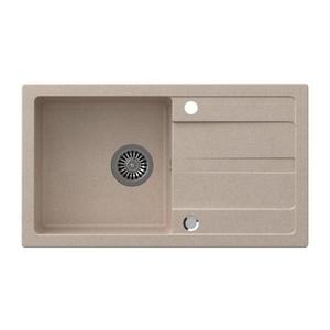 Sapho - Chiuvetă de bucătărie 77x44 cm granit/bej imagine
