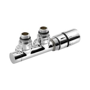 Sapho - Set termic de racordare TWIN pentru montaj central, dreapta, crom lucios imagine