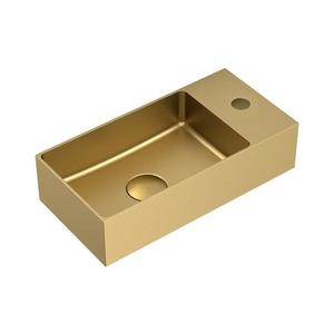 Sapho - Lavoar suspendat AURUM 36, 5 x 18 cm, auriu mat imagine