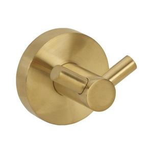 Sapho - Cuier dublu de perete X-ROUND, 5, 5 x 5 cm, finisaj auriu imagine