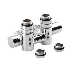 Sapho - Set de le pentru conexiune centrală TWIN COMBI, pe partea dreaptă, crom lucios imagine