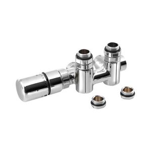Sapho - Set de conectare termostatică pentru racord central TWIN COMBI, stânga, crom lucios imagine