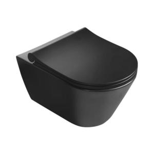 Sapho - Vas WC suspendat AVVA ceramică/negru imagine