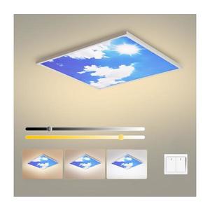 Brilagi - Plafonieră LED SLIMFRAME, 58W, 230V, 60 x 60 cm, argintiu/albastru imagine