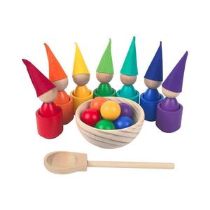 2Kids Toys - Păpuși curcubeu cu bile, 7 culori imagine