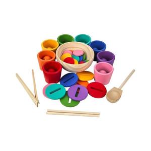2Kids Toys - Set de bile, monede și pahăruțe, 8 culori imagine
