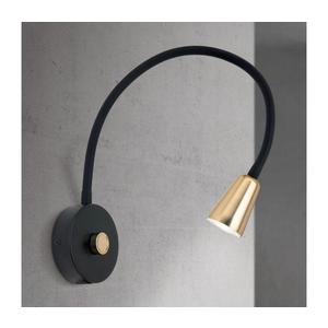 Orion DOTTY - Lampă de perete flexibilă dimmabilă 1xGU10/10W/230V negru/alamă imagine