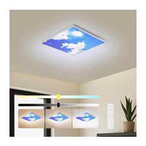 Brilagi-LED Corp de iluminat LED dimabil SLIMFRAME LED/58W/230V 60x60 cm argintiu/albastru + telecomandă imagine