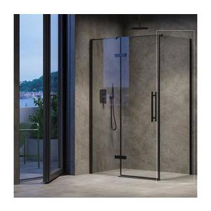 Ravak X9VV40300Z1 - Paravan de duș fix COOL 80x195 cm negru imagine