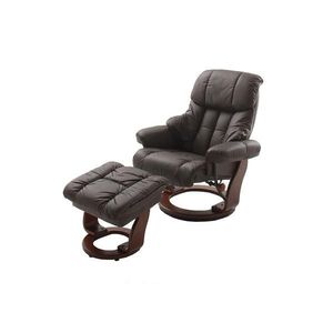 Fotoliu reglabil HABI, maro/nuc imagine