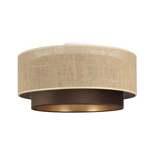 Plafonieră SARTA Ø 45 cm, 1xE27/60W/230V, maro/iută imagine