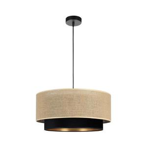 Lustră suspendată pe cablu SARTA 1xE27/60W/230V negru/jută imagine