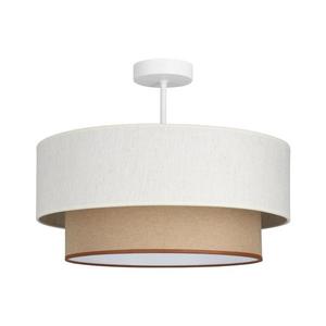 Lustră aplicată NATIA 1xE27/60W/230V alb/maro imagine