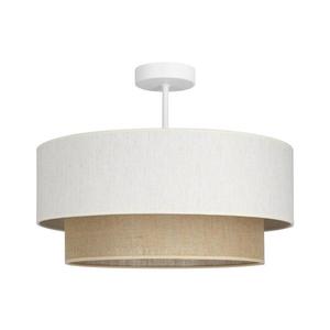 Lustră aplicată NATIA 1xE27/60W/230V alb/maro imagine