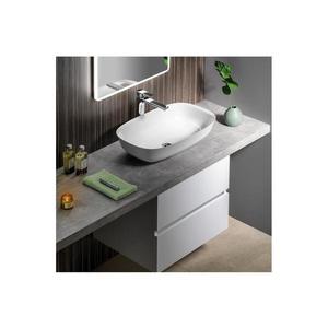 Sapho - Blat pentru lavoar AVICE, 150 x 49, 5 cm, gri/ciment imagine