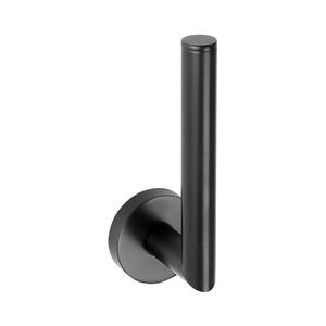 Sapho Suport pentru hârtie igienică X-ROUND 16, 5 cm, negru imagine