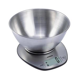 Cântar digital de bucătărie Heinner HKS-5SS, cu bol, alimentare 2xAAA, inox imagine