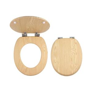 Novaservis - Capac WC cu închidere SoftClose, din MDF, decor frasin imagine
