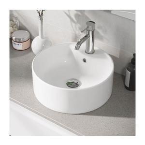 BATH DELUXE 06-038-09-11-00 - Lavoar de blat VIKEDAL Ø 38 cm, ceramică/alb imagine