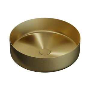 BATH DELUXE 06-040-16-70-00 - Lavoar pentru blat LJORDAL, diametru 40 cm, oțel/alamă imagine