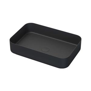 BATH DELUXE 06-052-18-02-00 - Lavoar pentru blat LJORDAL 52x34 cm, oțel/negru imagine