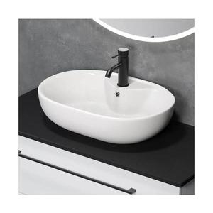 Lavoar pentru blat TROMSO 59, 5x41 cm ceramică/alb - BATH DELUXE 06-060-08-11-00 imagine