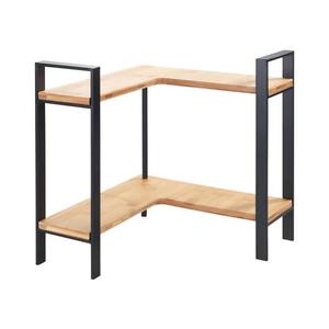 WENKO 53028100 - Poliță LOU 30 x 33 cm, negru/maro imagine