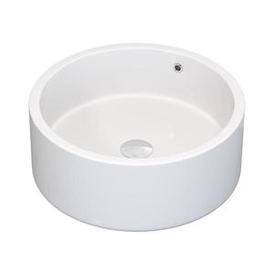 BATH DELUXE 06-041-53-11-00 - Lavoar RUNDTOM pentru blat Ø 41, 5 cm ceramică/alb imagine