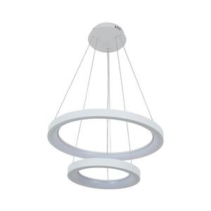 Brilagi - Pendul LED dimabil pe cablu FALCON SLIM LED/68W/230V Ø 50 cm alb + telecomandă imagine