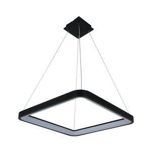 Brilagi - Lustră LED dimabilă pe cablu FALCON SLIM LED/50W/230V 50x50 cm neagră + telecomandă imagine