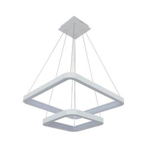 Brilagi - Lustru LED reglabil pe cablu FALCON SLIM LED/78W/230V 50x50 cm alb + telecomandă imagine