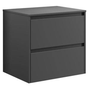 Dulap de baie TRONDHEIM pentru lavoar 60 cm, antracit imagine