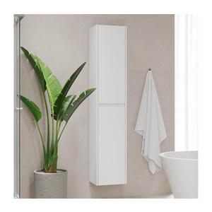 Dulap de baie TRONDHEIM 174 cm alb imagine