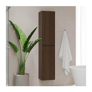 Dulap de baie TRONDHEIM 174 cm, nuc imagine