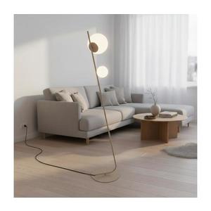 Lampă de podea TATU, 2x G9, 8 W, 230 V, bej imagine