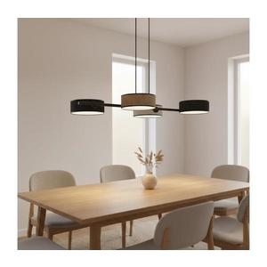 Lustră cu cablu DRUMZ 4xE14/10W/230V negru/maro/gri imagine