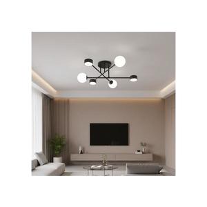 Lustră aplicată HOLON 3xG9/8W/230V + 3xGX53/12W, neagră imagine