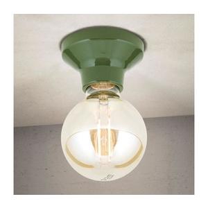 Orion - Plafonieră FROST 1xE27/60W/230V verde imagine