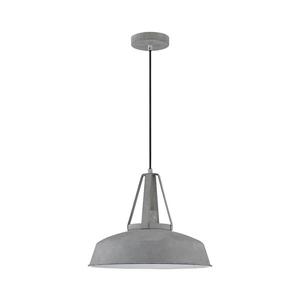 Lustră pe cablu RYAN 1xE27/60W/230V gri imagine