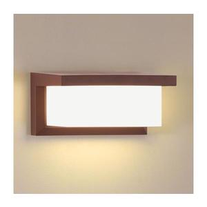 Brilagi - Lampă de perete LED pentru exterior cu senzor BRICKY, 12W/230V, maro, IP54 imagine