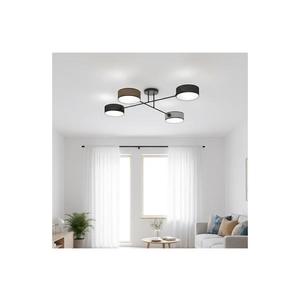 Lustră aplicată MAGA 4xE14/10W/230V negru/maro/gri imagine