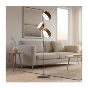 Lampă de podea DRUMZ 3xE14/10W/230V negru/maro/gri imagine