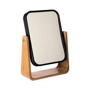 5five - Oglindă cosmetică NATUREO 21, 8x16 cm bambus/negru imagine