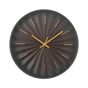 Ceas de perete 1xAA negru imagine