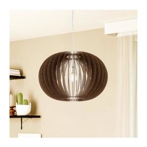 Eglo 95026 - Pendul pe cablu STELLATO, 1xE27/60W/230V, diametru 70 cm, maro imagine