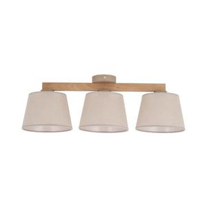 Brilagi - Lustră cu montaj pe plafon LATTE SABIA 3xE27/15W/230V pin/bej imagine