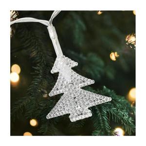 Ghirlandă LED de exterior pentru Crăciun 20xLED/2xAA 2, 2 m IP44 multicoloră cu brăduți imagine